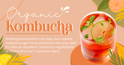 Probiotic Kombucha Facebook ad Image Preview