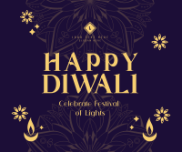 Happy Diwali Greeting Facebook post Image Preview