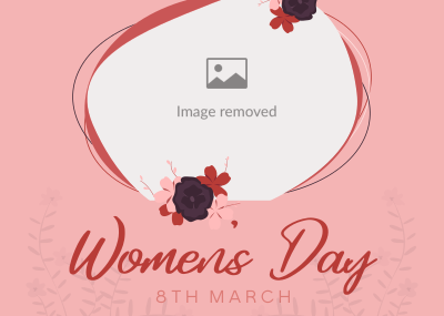 Women's Day Celebration Postcard Image Preview