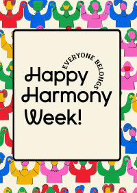 Harmony People Week Flyer Design