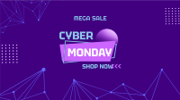 Tech Cyber Monday Sale Facebook Event Cover Design