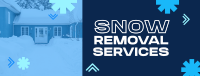 Snowy Snow Removal Facebook Cover Design