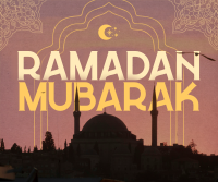 Traditional Ramadan Greeting Facebook Post Design