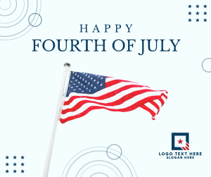 Happy Fourth of July Facebook post Image Preview
