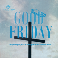 Crucifix Good Friday Instagram Post Design