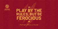 Being Ferocious Twitter post Image Preview
