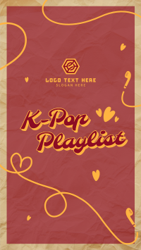 K-Pop Playlist Instagram reel Image Preview