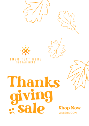 Thanksgiving Promo Poster Image Preview