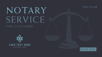 Legal Notary Facebook Event Cover Design
