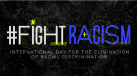 Fight Racism Now Facebook Event Cover Design