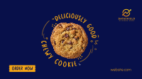 Chewy Cookie Facebook Event Cover Design