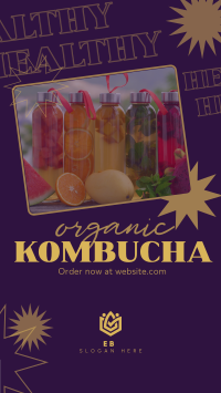 Healthy Kombucha Facebook story Image Preview