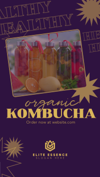 Healthy Kombucha Facebook story Image Preview
