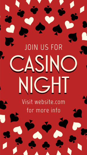 Casino Night Instagram Reel Image Preview