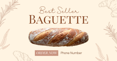 Best Selling Baguette Facebook ad Image Preview