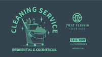 House Cleaning Professionals Facebook Event Cover Design