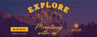 Explore Mountains Facebook Cover Design