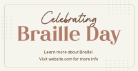 International Braille Day Facebook Ad Design