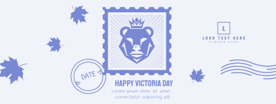 Victoria Day Bear Stamp Facebook cover Image Preview