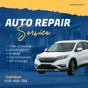 Auto Repair ripped effect Instagram post Image Preview