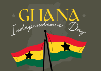 Ghana Freedom Day Postcard Design