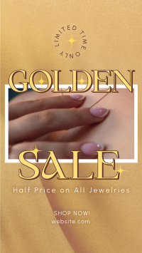 Jewelry Sale Linen Instagram Story Design