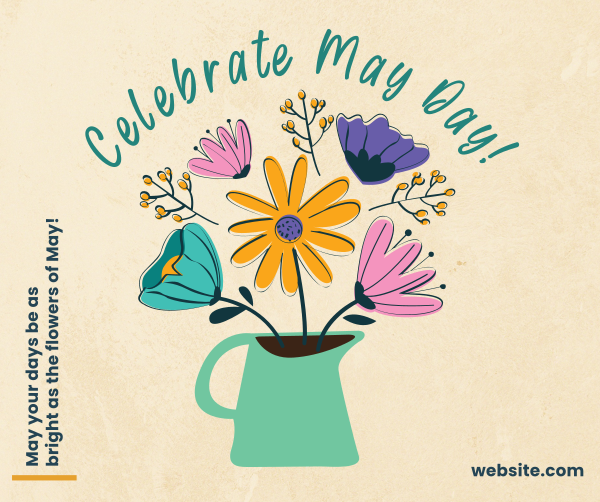 May Day in a Pot Facebook Post Design Image Preview