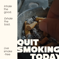 Smoke-Free Linkedin Post Design