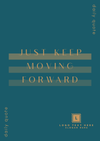 Move Forward Poster Design
