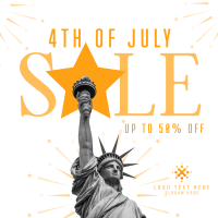 4th of July Sale Instagram post Image Preview