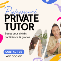 Private Tutor Instagram Post Design