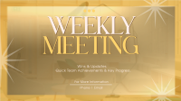 Generic Weekly Meetings Animation Preview