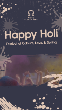 Holi Celebration Video Image Preview