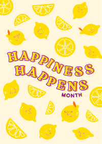 Happy Lemons Flyer Design