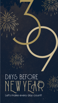 Classy Year End Countdown Instagram Story Design