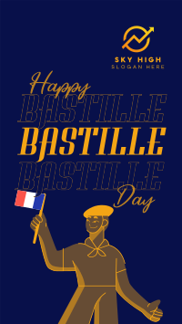 Hey Hey It's Bastille Day YouTube Short Image Preview