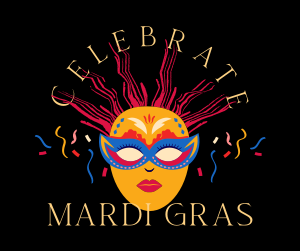 Masquerade Mardi Gras Facebook post Image Preview