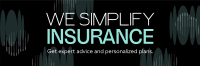 Abstract Simple Insurance Twitter Header Preview