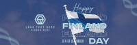 Simple Finland Indepence Day Twitter header (cover) Image Preview