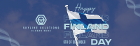 Simple Finland Indepence Day Twitter Header Image Preview