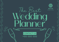 Best Wedding Planner Postcard Image Preview