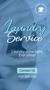 Professional Dry Cleaning Laundry Instagram Reel Preview