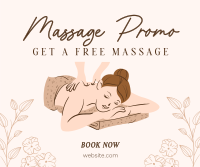 Relaxing Massage Facebook Post Design