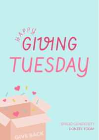 Cute Giving Tuesday Flyer Image Preview