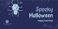 Halloween Spider Greeting Twitter post Image Preview