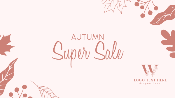 Autumn Super Sale Facebook Event Cover Design Image Preview