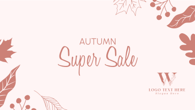 Autumn Super Sale Facebook event cover Image Preview