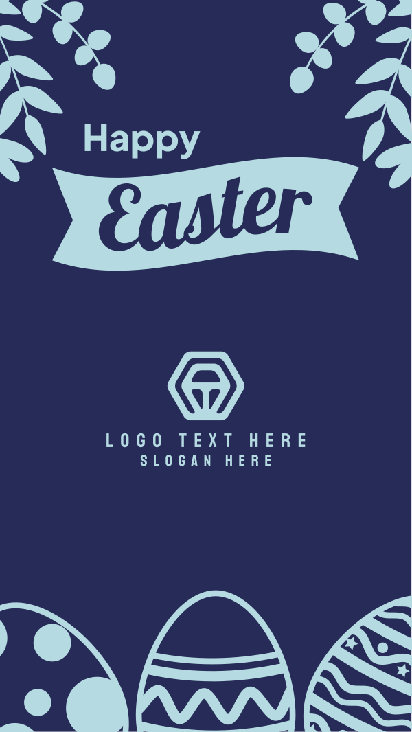 Fun Easter Eggs Facebook Story Design Image Preview