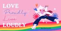 Lively Pride Month Facebook ad Image Preview