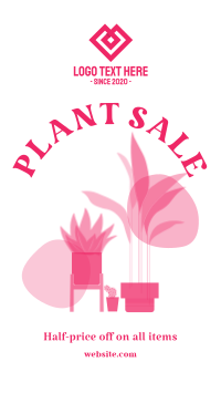 Quirky Plant Sale Facebook story Image Preview
